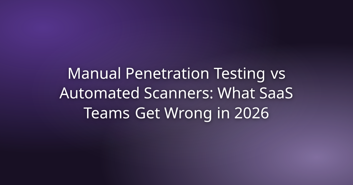 Manual penetration testing versus automated vulnerability scanners
